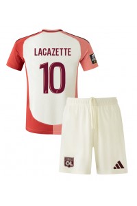 Olympique Lyonnais Alexandre Lacazette #10 Jalkapallovaatteet Lasten Kolmas peliasu 2024-25 Lyhythihainen (+ Lyhyet housut)